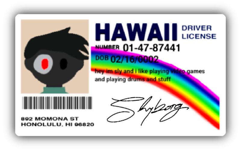 mclovin but slyborg, nothing nuch